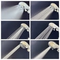 thumbnail image 5 of High Pressure Shower Head 6 Settings Handheld Showerhead with ON/Off Button Adjustable Angle Water Saving Spray 4 Adapter Types for Shower Experience, 5 of 5
