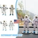 thumbnail image 3 of RYGRZJ 1:18 Figura de acción del astronauta del aterrizaje lunar Apollo Modelo de juguete NUEVO CALIENTE, 3 of 8