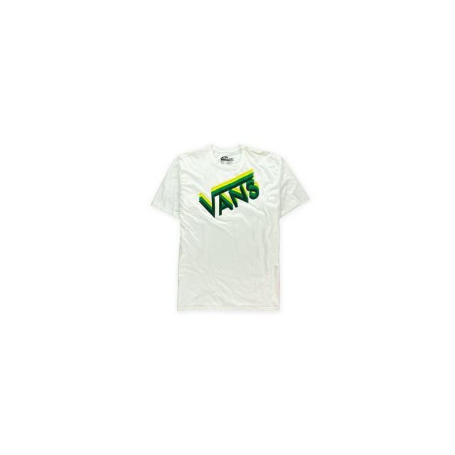 Vans Tilted Graphic playera para hombre, blanco, XX-Large
