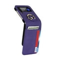 thumbnail image 5 of SaniMore for Samsung Galaxy Z Flip 3 Multi-Functional Folding Case Support Ring Kickstand & Card Slot, PU Leather Cover Built-in Adjustable Shoulder Strap Shockproof Protective Shell, Purple, 5 of 9
