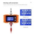thumbnail image 4 of 500Kg/1000Kg Digital Hanging Scale Crane Scale Portable Heavy Duty Crane Scale LCD Backlight Industrial Hook Scales Unit Change ,Reliability, 4 of 7