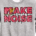 thumbnail image 3 of MTV Logo - Make Noise - Toddler And Youth Crewneck Fleece Sweatshirt, 3 of 5