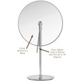 thumbnail image 3 of Hamilton Hills Miroir de Maquillage Oversize Double Grossissement 1X 5X Grand Rond, 3 of 5