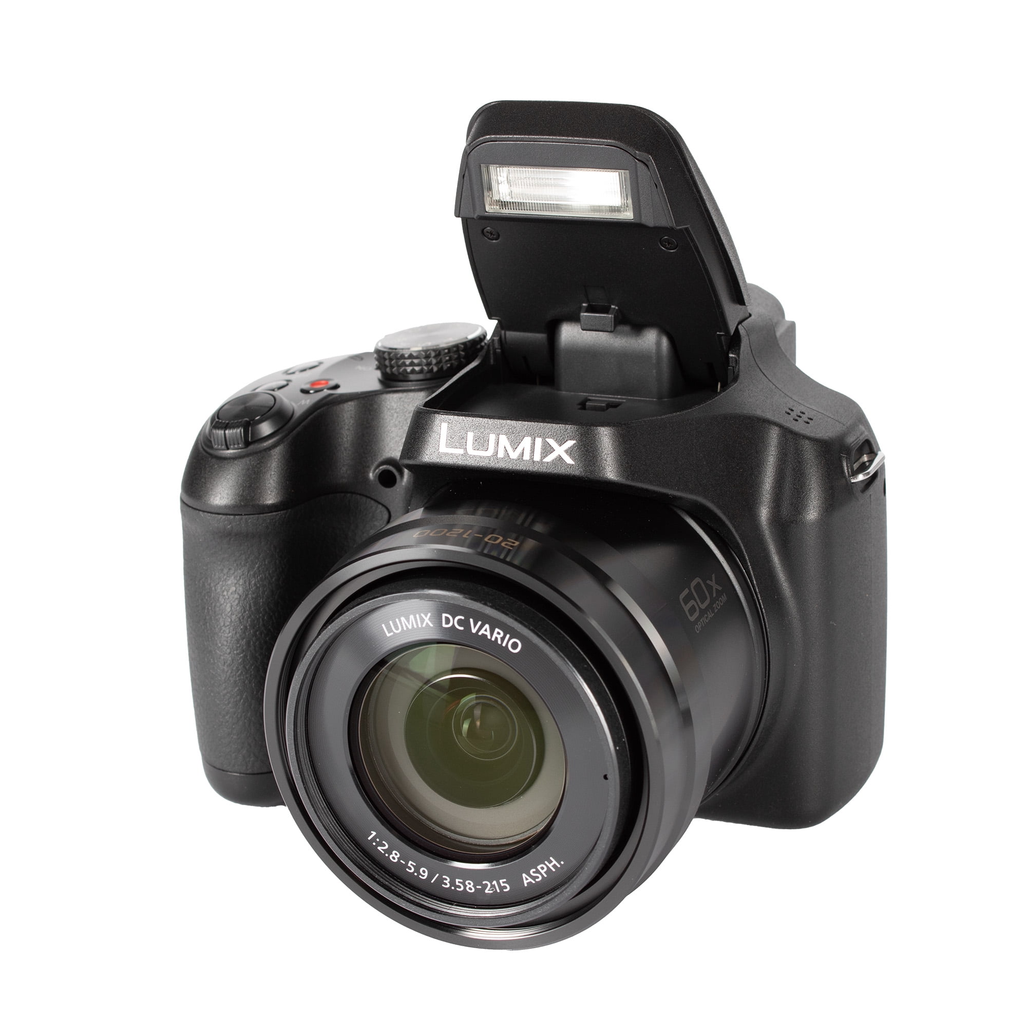 Panasonic LUMIX FZ80D/FZ85D Compact Camera with 20-1200mm Zoom Lens, Point and Shoot Digital Camera with 4K Video/Photo Recording and Power Optical Image Stabilizer (Black)