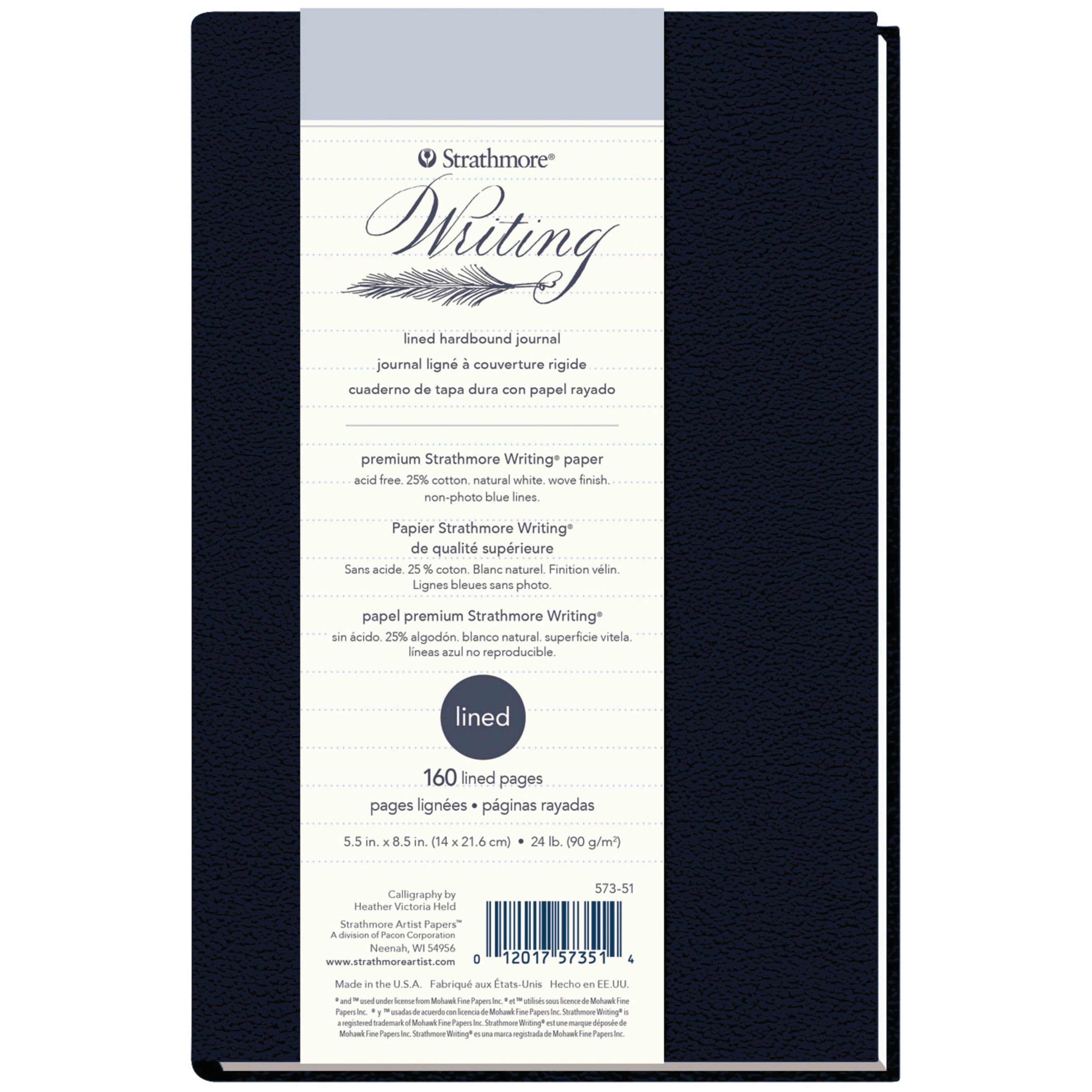 Strathmore Writing Journal, Hardbound, 5.5" x 8.5", Lined