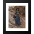 thumbnail image 2 of Hans (Johann) Ludwig Lendorff 11x14 Black Modern Framed Museum Art Print Titled - The Water Carrier (1903), 2 of 5