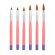 thumbnail image 2 of Juego de 6 pinceles profesionales para esculpir uñas acrílicas - Herramientas duraderas para manicura y diseño 3D, 2 of 7