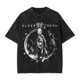 thumbnail image 1 of Hombres Mujeres Sleep Heavy Band Tokens Camiseta Impresa Lavada Vintage Novedad Camisetas, 1 of 5