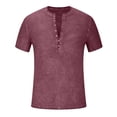 thumbnail image 4 of Cameland Pull Décontracté pour Hommes, Col Rond, Manches Courtes, T-Shirt, Blouse, 4 of 6