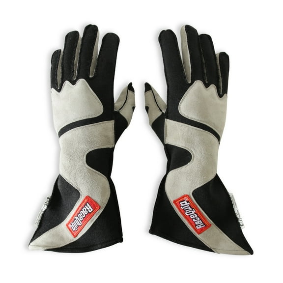 RaceQuip® 359605RQP 359  Series Driving Gloves - SFI 3.3/5 - Black/Gray - Large