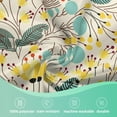 thumbnail image 3 of Floral Round Table Cloth 60 Inch,Beautiful Herbs Flowers Tablecloth Waterproof Stain Wrinkle Resistant Washable Circle Table Cover for Home Kitchen Dining Room Party Outdoor Picnic, 3 of 5