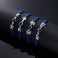 thumbnail image 6 of RSAMD Blue Evil Eye Bracelet Amulet Kabbalah Lucky Protection Bangle Unisex Wholesale-#2-Turtle Blue, 6 of 9