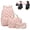 Pink Strawberries, variant on CSSJKYJ Backpack for Teen Women College Laptop Backpacks Cute Bookbag Set Case Elementary Middle High Campus Bag 3 Pcs Students Bookbags Sets Travel Daypack-Black Spots