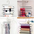 thumbnail image 2 of Pants Hangers S-Shape Trousers Hangers Stainless Steel Clothes Hangers Closet Space Saving for Pants Jeans Scarf Hanging Silver, 2 of 7