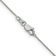 thumbnail image 4 of 14K White Gold Jbsp's .65mm D/C Spiga Chain (20 X 0.65) Made In Peru 7229-20, 4 of 5