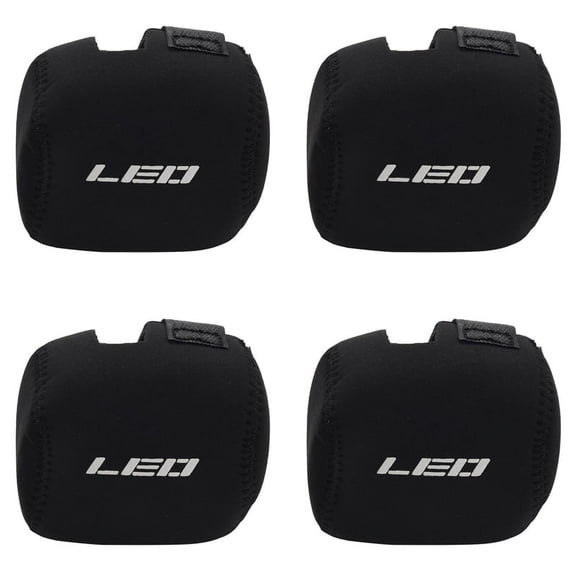 4X  Super Light and Strong Neoprene Drum Fishing Reel Bag  Protective Case Reel Cover for Reel Case
