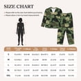 thumbnail image 4 of Lsque Camouflage Shark Pattern Long Sleeve Pajama Set for Women - Soft 2-Piece Sleepwear and Loungewear Set with Pockets, Comfy Nightwear-X-Large, 4 of 7