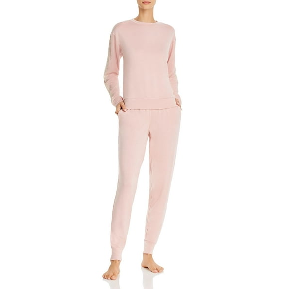 Flora Nikrooz Ensemble de Pyjama Tricoté Lotus Brush pour Femmes, Blush, Petit