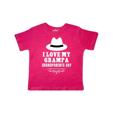 

Inktastic Grandparents Day I Love My Grampa Gift Toddler Boy or Toddler Girl T-Shirt