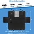thumbnail image 5 of Dog Car Seat Cover for Back Seat, Waterproof Car Seat Protector for Dogs with Side Flaps, Scratchproof Dog Backseat Cover, Durable Nonslip Dog Hammock for Sedans, Trucks, SUVs, Standard, 5 of 8