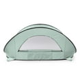 thumbnail image 2 of Picnic Time Manta Portable Beach Tent with Carry Bag and UPF 50+ UV Protection, Gray with Black Accents, 2 of 11