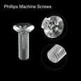 thumbnail image 4 of Unique Bargains M8x25mm Plastic Phillips Machine Screws, PC Flat Head Machine Bolts 25 Pack, 4 of 4
