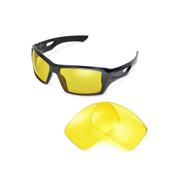 Walleva Yellow Replacement Lenses for Oakley Eyepatch 2 Sunglasses -  