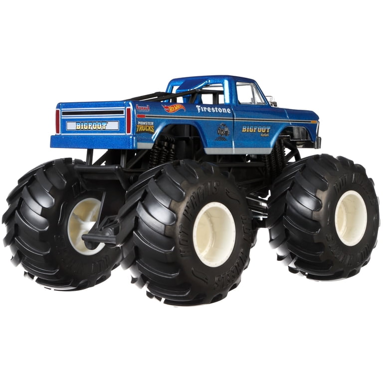 Hot Wheels Monster Trucks 1:24 Bigfoot Vehicle with oversized body