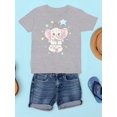 thumbnail image 3 of Elephant With Star Balloon T-Shirt Juniors -Image by Shutterstock,  Small, 3 of 4
