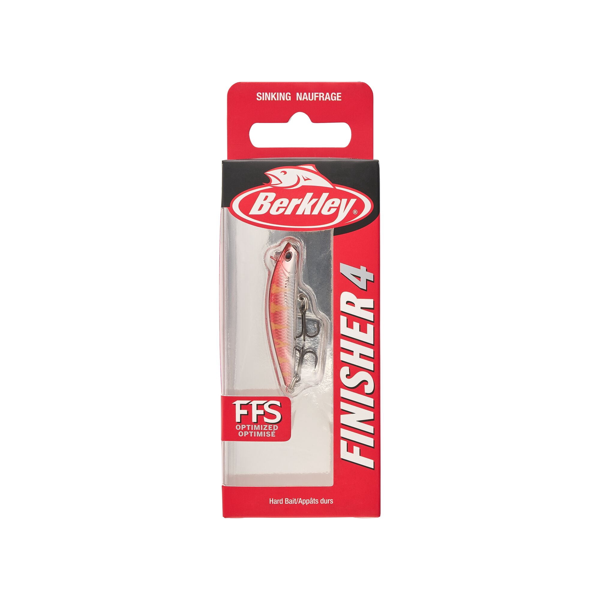 Berkley Finisher, 1.75 in, Glide Baits, Chrome Red Perch (1 Count)