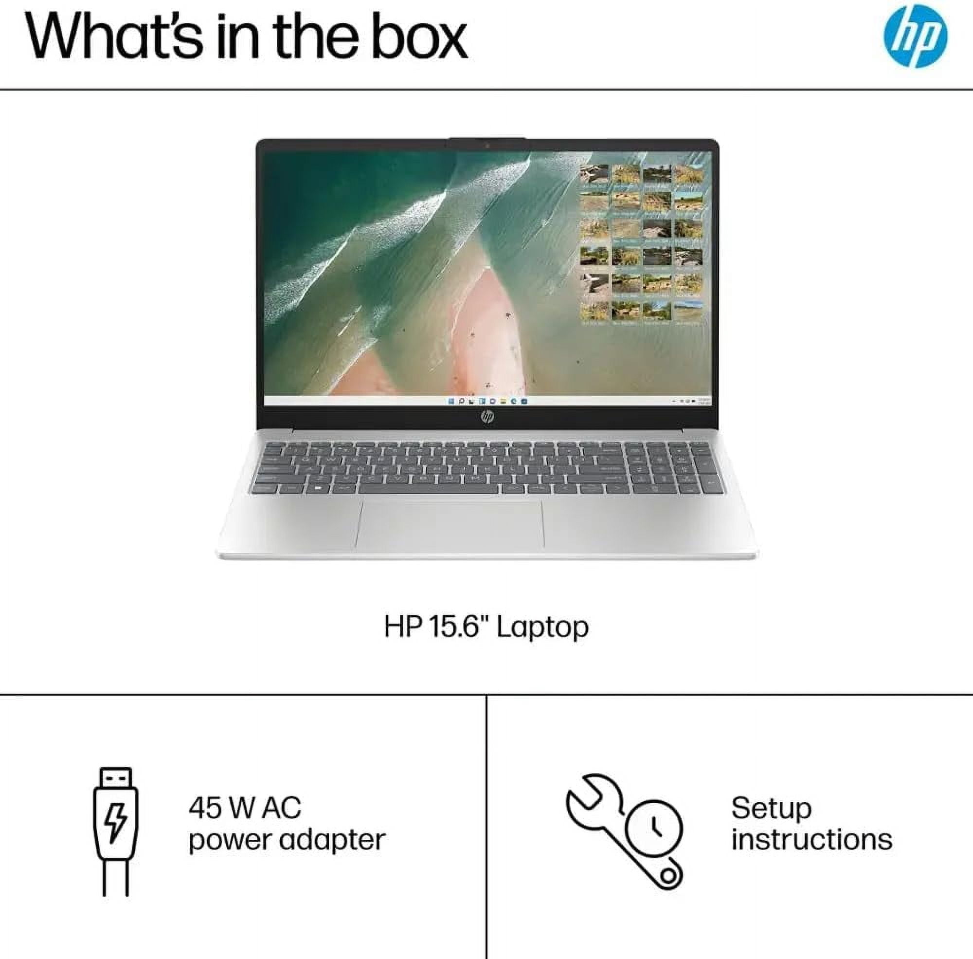 HP 15.6" Touchscreen Laptop Computer, Intel 6-core i3-1215U, Intel UHD Graphics, 16GB RAM, 512GB SSD, Wi-Fi 6E, HDMI, Bluetooth, Windows 11 Pro & Office Pro Lifetime License