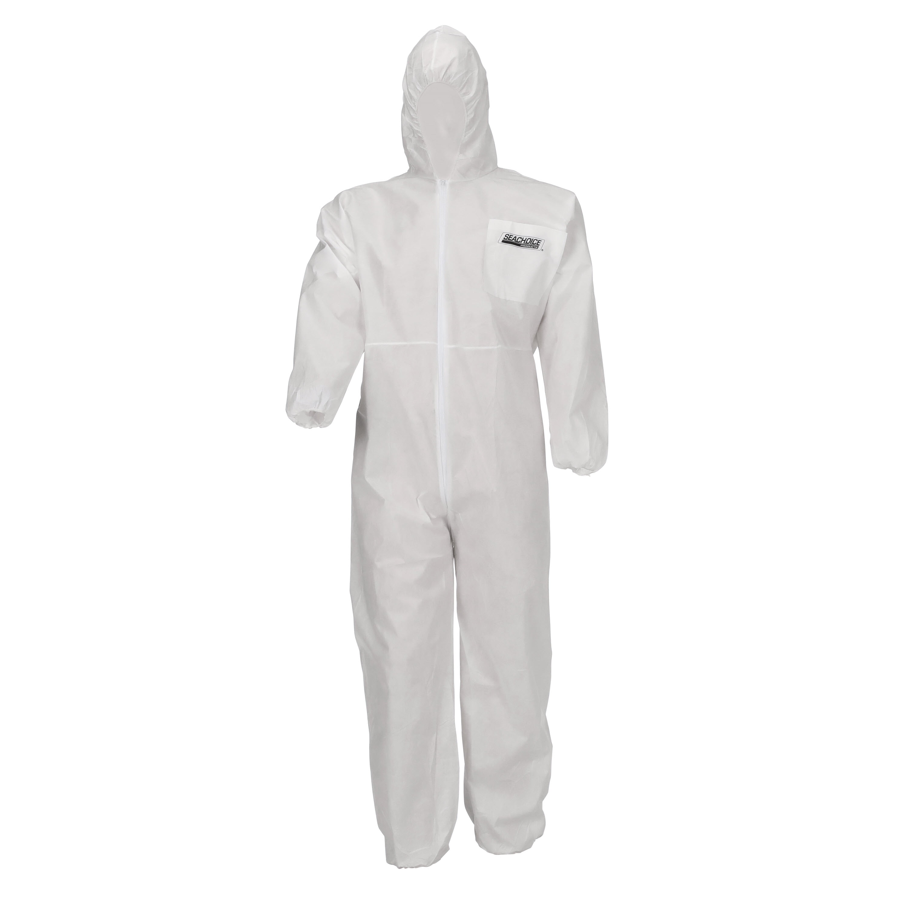 10 Disposable Paper Suit Protective Overall Coveralls Boilersuit Hood Painters 