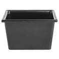 thumbnail image 3 of HUBERT SmartFit? 1/6 Size Black Melamine Cold Food Pan - 6 1/5"L x 6 7/10"W x 4"D, 3 of 5