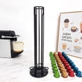 thumbnail image 2 of HEJULIK Coffee Pod Holder for Nespresso OriginalLine, Coffee Pod Storage Organizer, Rotatable Coffee Capsules Carousel for Nespresso Pods, Countertop Coffee Station Organizer -Black /40 Pods,Black, 2 of 8