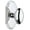 Bright Chrome, variant on Grandeur Arcedn_Sd_Na_Cs Eden Prairie Solid Brass Non-Turning One-Sided Dummy Door Knob -