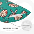 thumbnail image 5 of Binfone Starfish And Shell Standard Size Pillowcase, Long Staple Pure Cotton Envelope Closure Pillow Cover,16"X24", 5 of 9