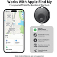 thumbnail image 3 of Apple MFi Certified Smart Bluetooth Item Finder Tag with Keychain, Luggage & Key Tracker, Compatible with Find My App for iOS, CR2032 Battery Powered, SKU 41462221, 3 of 8