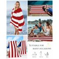 thumbnail image 5 of Red Stripes Beach Towels Oversized Super Absorbent, Simple Red White Texture Lightweight Bath Towel Quick Dry Sets For Bathroom/Pool/Rv Camping/Beach Play/Gym Room/Picnic 23"x47", 5 of 8