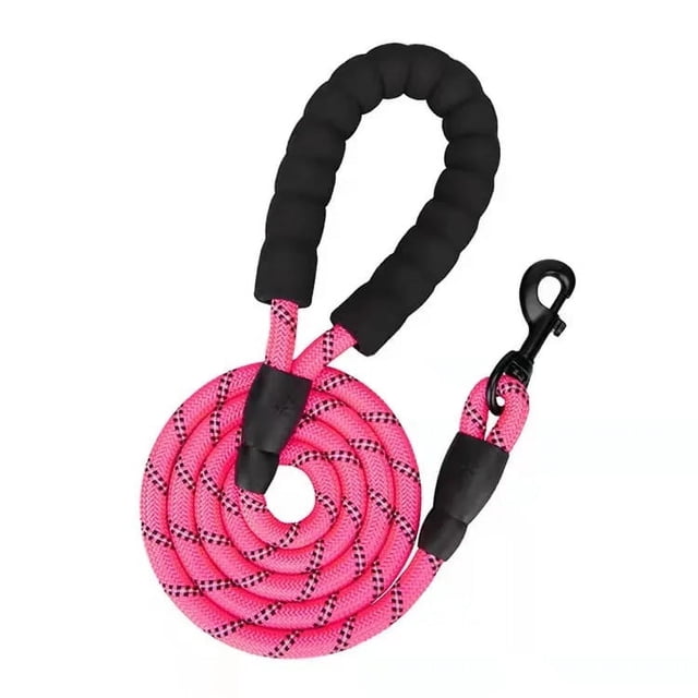 Strong Dog Leash Pet Leashes Reflective Leash For Big Small Medium Dog Leash Drag Pull Tow Golden Retriever ShopWise Round