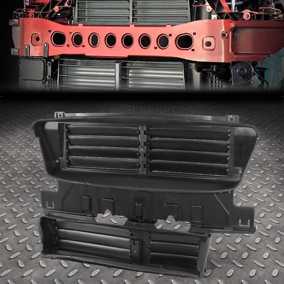 Nuvision for 17-20 Ford Fusion OE Style Front Active Grille Radiator Shutter Assembly