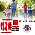 Bike Helmet Liner Pads Replacement Padding Kit 9 Pieces Bike Liner Foam