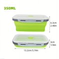 thumbnail image 1 of 1/4pcs Collapsible Silicone Food Storage Container Stackable, Space Saving, Microwaveable, Freezer, Dishwasher Safe, BPA Free, Foldable Leftover Or Meal Prep Lunch Box Containers, Kitchen Accessories, 1 of 4
