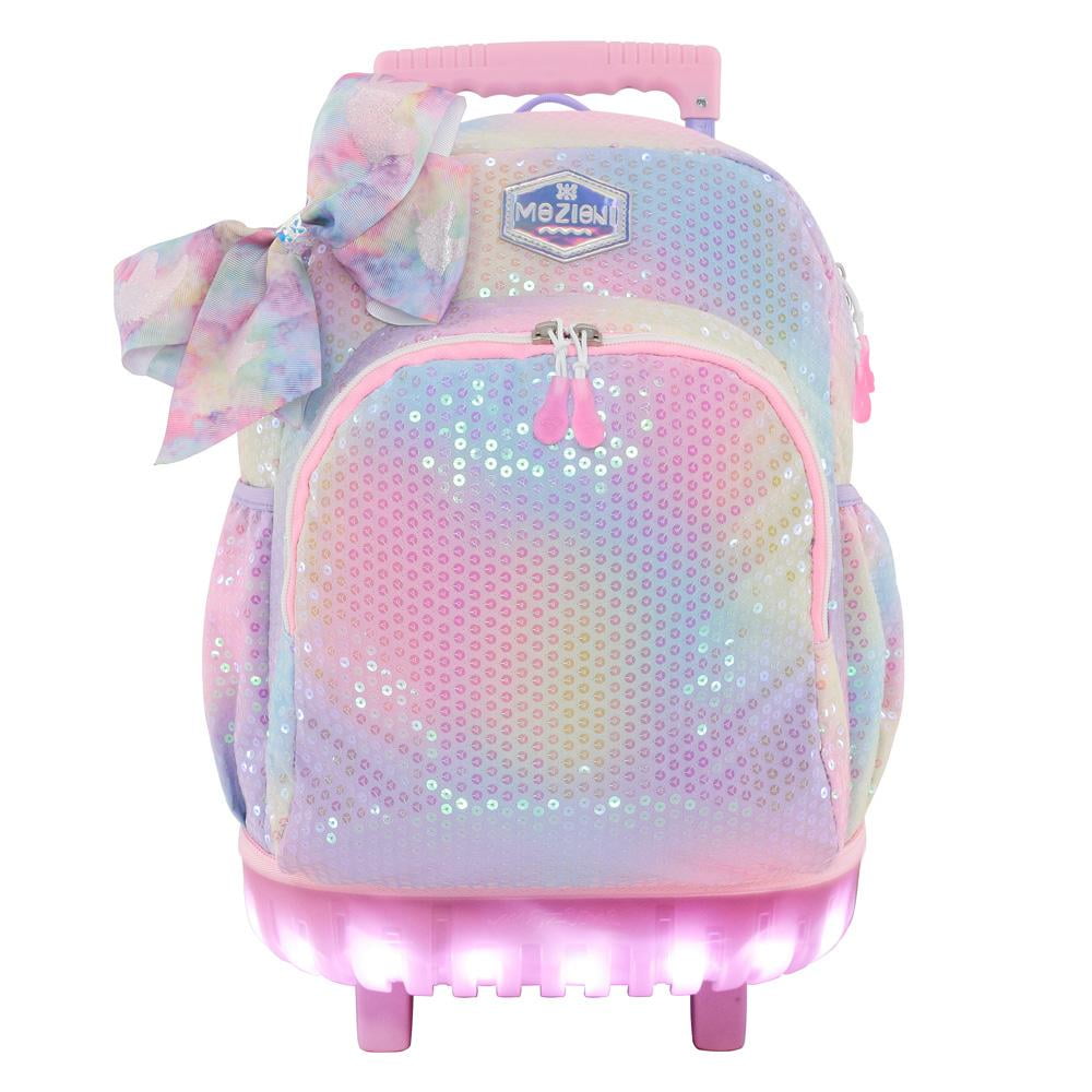 rolling bookbags for girls