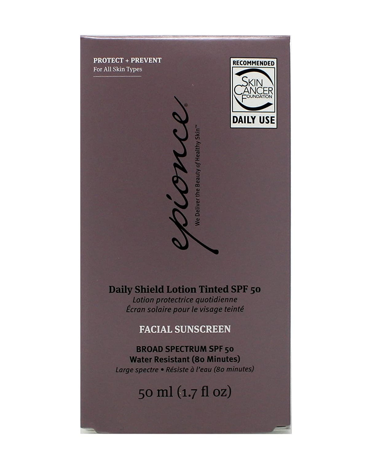 Epionce Daily Shield Lotion Tinted SPF 50 50ml 1.7oz
