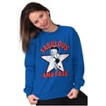 thumbnail image 3 of Betty Boop Cartoon Fabulous and Free Women Crewneck Sweatshirt Brisco Brands L, 3 of 6
