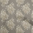 thumbnail image 1 of oneOone Polyester Spandex Light Gray Fabric Asian Paisley Sewing Material Print Fabric By The Yard 56 Inch Wide, 1 of 4