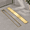 Brushed Gold-18inch, variant on 48-inch Linear Shower Drain Brushed Tile-insert Panel