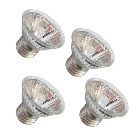 

4 Pieces UVB/UVA Reptile Basking Light Heat Lamp Halogen Bulb E27 50W