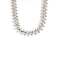 thumbnail image 2 of Silver Chain -  Spike Iced Out Chain, 2 of 5