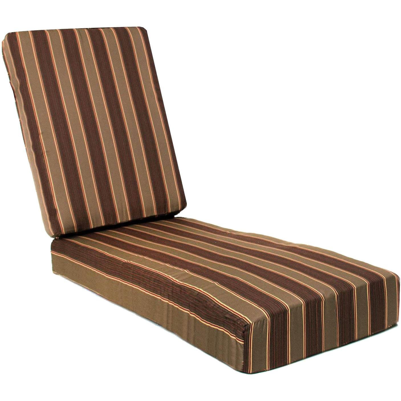 Sunbrella Davidson Redwood Extra Long Outdoor Replacement Chaise Lounge